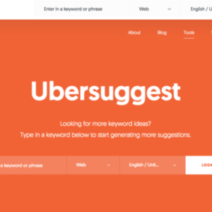 Ubersuggest Ranking Research (1 Niche Full report )